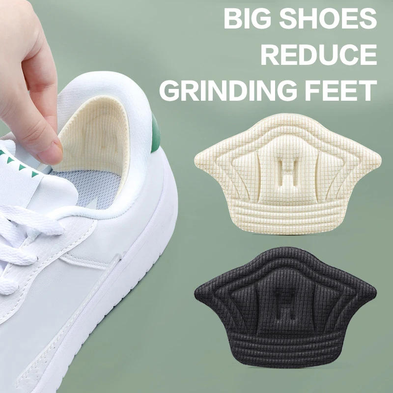 Description Picture 5 of item2pcs Shoes Pads Sports Shoe Heel Cushion Pad Adjustable Antiwear Feet Inserts Insoles Can Be Cut Heel Protector Sticker Insole