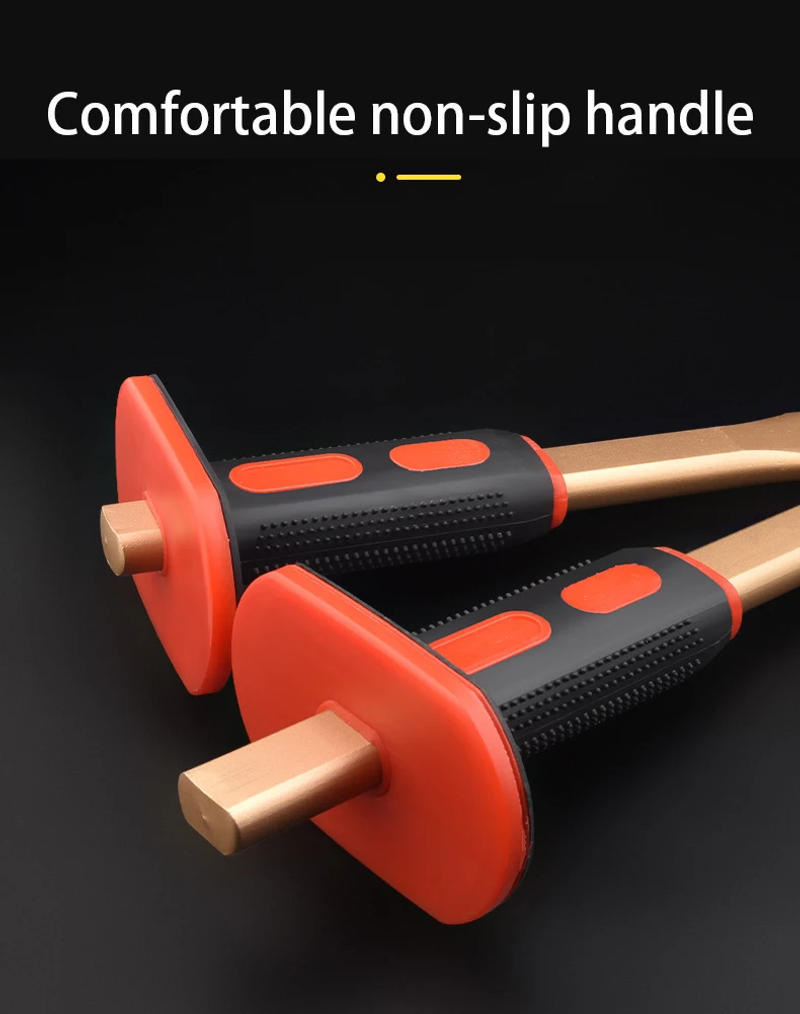 Description Picture 6 of itemFlat Head Pointed Chisel Stonemason Chisel Hand Guard Chisel Carving Knife Tungsten Alloy Steel Stone Breaking Tool Hand Tools