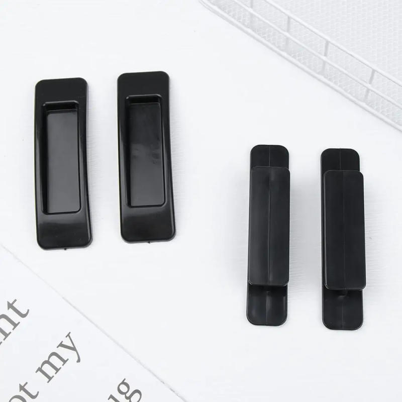 Description Picture 4 of item2Pcs Self-adhesive Door Handle ABS Punch-Free Wardrobe Cabinet Drawer Pull Handle Labor Saving Sliding Glass Window Grip
