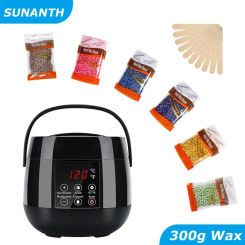 Hair Removal Wax Heater Machine with Wax Beans Kit 500ml Warmer Wax-melt Depilatory Epilator Waxing Paraffin Heater