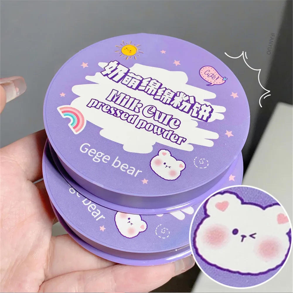 Description Picture 4 of itemOil Control Loose Powder Lasting Cute Pressed Powder Waterproof Brightening Concealer Light Breathable Dual-use Face Cosmetics