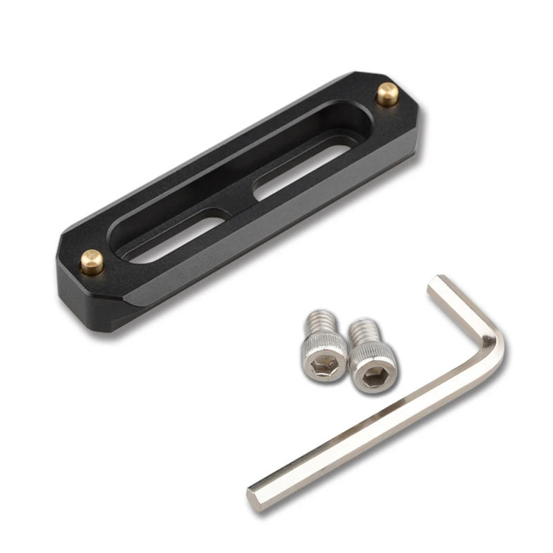 Description Picture 2 of itemQuick Release Safety Rail Rig NATO Rail 3/8" Inch Mount Anti-Off Top Handle Clamp Slider Adapter DSLR Camera Cage Rig Extension