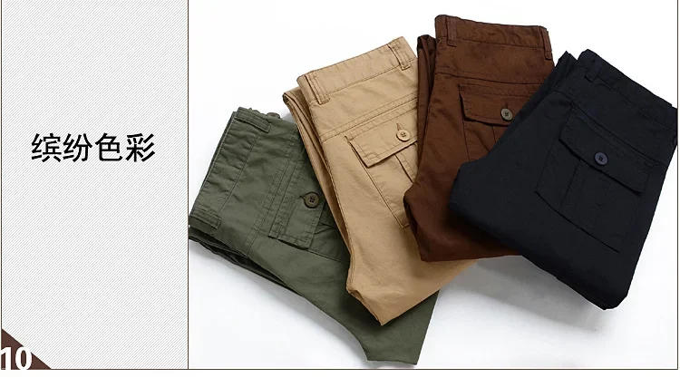 Description Picture 3 of itemBrand Mens Military Cargo Multi-pockets Baggy Men Pants Casual Trousers Overalls Army Pants Cargo Pants High Quality