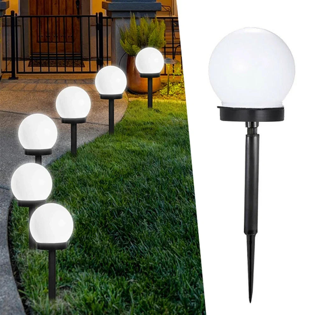 Description Picture 2 of item1pcs Solar Powered LED Bulb Lamp Energy Light Waterproof Outdoor Garden Light Street Solar Panel Ball Lights Lawn Yard Lamp