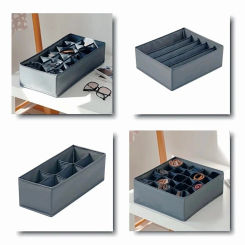 1Pc Fabric Box Drawer Organizers For Closet Organization Storage Of Soc Underwear Ties And More