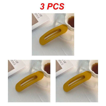 1/3PCS Frosted Hair Clip Large Duckbill Clip Korean Side Clip Back Head Hair Big Clip Bangs Barrette Hair Styling Tools