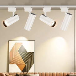 Led Ceiling Spot Lamp 85-265V Brightness Adjustable Led Track Light Dimmable Spotlight for Kitchen Living Room Led Rail Lighting