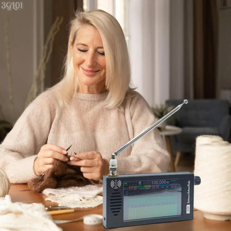 Description Picture 4 of itemDSP SDR Radio Receiver Portable Shortwave Radio Rechargeable Shortwave AM FM DSP Radio with Headphone Antenna Jack for Hiking