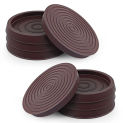 for Chair Feet Rubber Non Slip 2.5inch Leg Coasters Furniture Coasters Furniture Pads Caster Cups