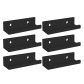 6pcs Black