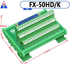 FX-50HD/K Fanuc module 50Pin terminal blocks to MR-50RFD2+, X-50KT1 HONDA Module