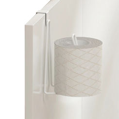 Toilet Roll Paper Holder Roll Paper Storage Stand Wall Mount Paper Holder Rack Punch Free for Bathroom Washroom