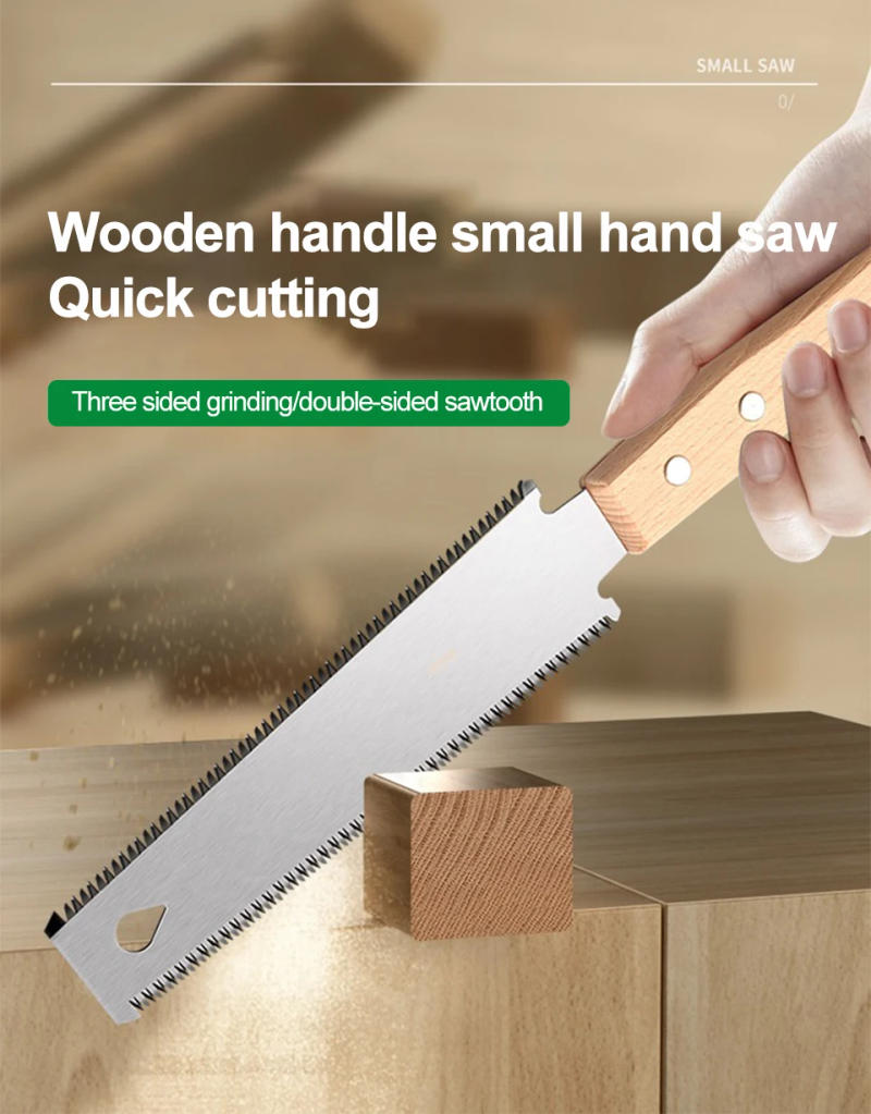 Description Picture 4 of itemJapanese Style Small Hand Saw Woodworking Hand Saw Flush Cut Saw Flexible Handsaw Woodworking Household Wooden Tool Hand Saw