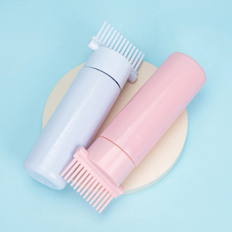 Description Picture 5 of item180ml Plastic Purpose Squeeze Bottle Refillable Multicolor Comb Color Applicator for Hair Coloring Hairdressing Styling Tools