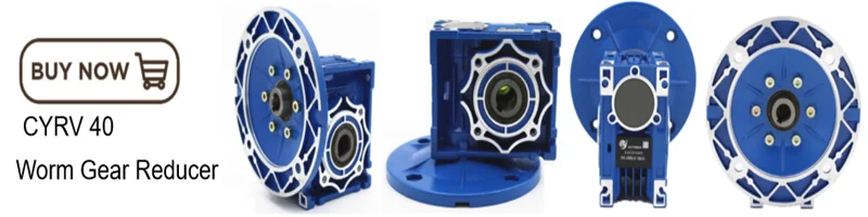 Description Picture 4 of itemCY Automan Big Torque Double -Stage Worm Gear Reducer CYRW30+CYRW50 Input Bore11mm Input Flange63B5 Speed Ratio 4000:1