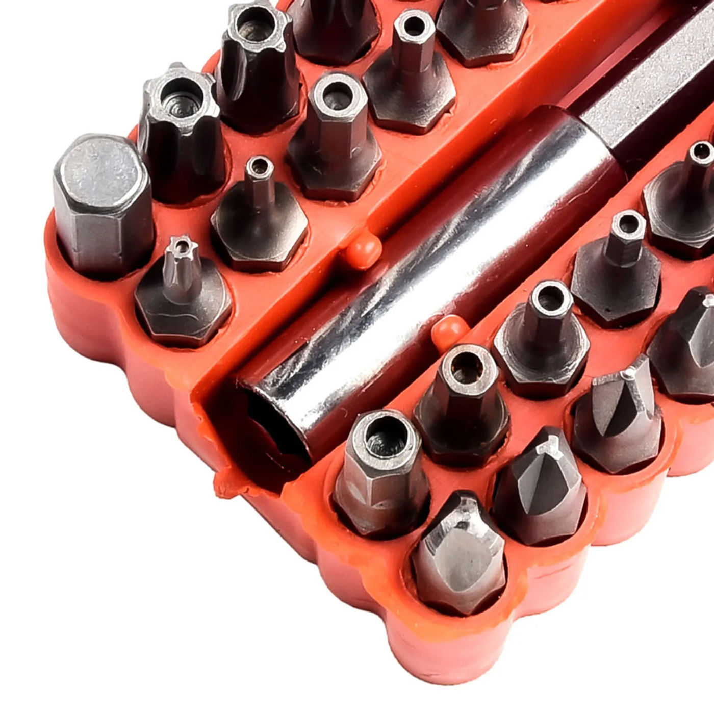 Description Picture 4 of item33pcs Screwdriver Bit Combination Set Magnetic Extension Bit Holder Screwdriver Bits Set Quick Release Bit Holder Hollow / Solid