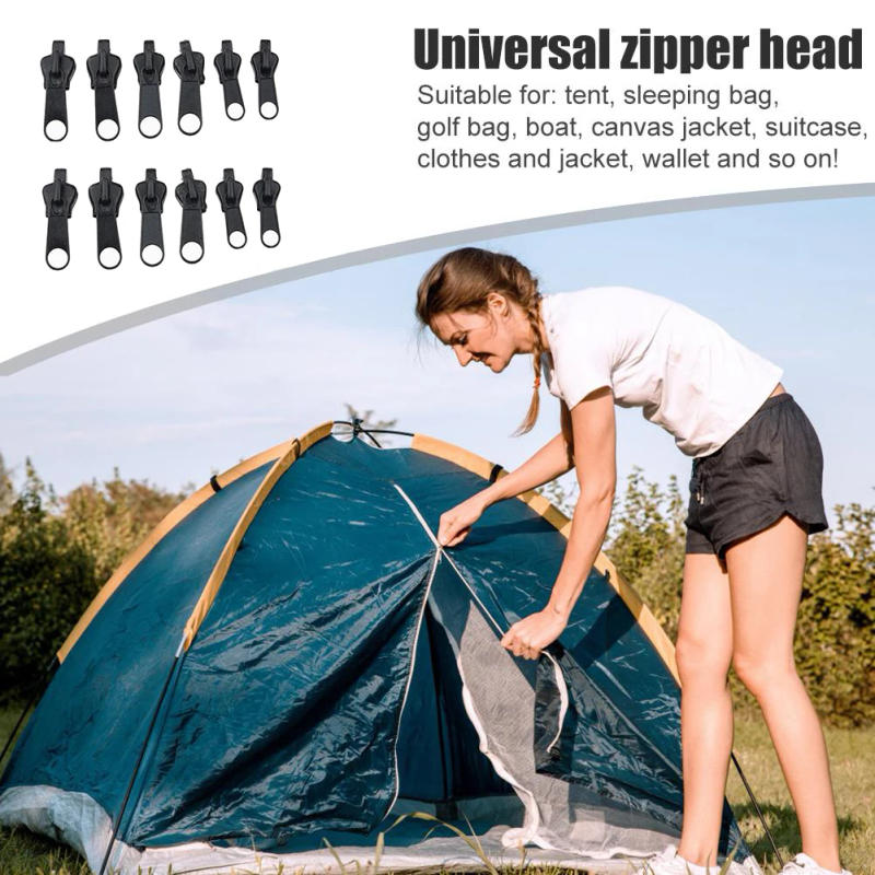 Description Picture 6 of item12pcs Instant Zippers Universal Fix Zippers Repair Kits Replacement Zippers Slider Teeth Rescue New Designs For DIY Sew