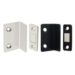 Punch Free Sliding Door Stop Strong Magnetic L-shaped Door Touch Magnetic Suction Invisible Anti Collision Furniture Hardware