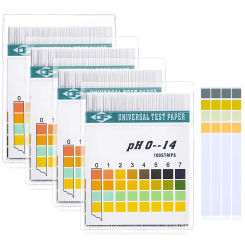 100 Strips 0-14 PH Alkaline Acid Indicator Paper Water Saliva Litmus Testing Kit for Test Body Acid Alkaline pH Level Skin Care