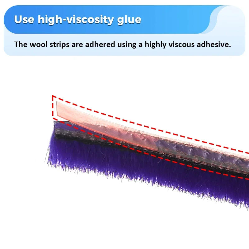 Description Picture 5 of itemPlush Soft Strips Household Cleaning Accessories for Dyson V6 V7 V8 V10 V11 V15 Vacuum Cleaner Soft Roller Felt Strips Parts