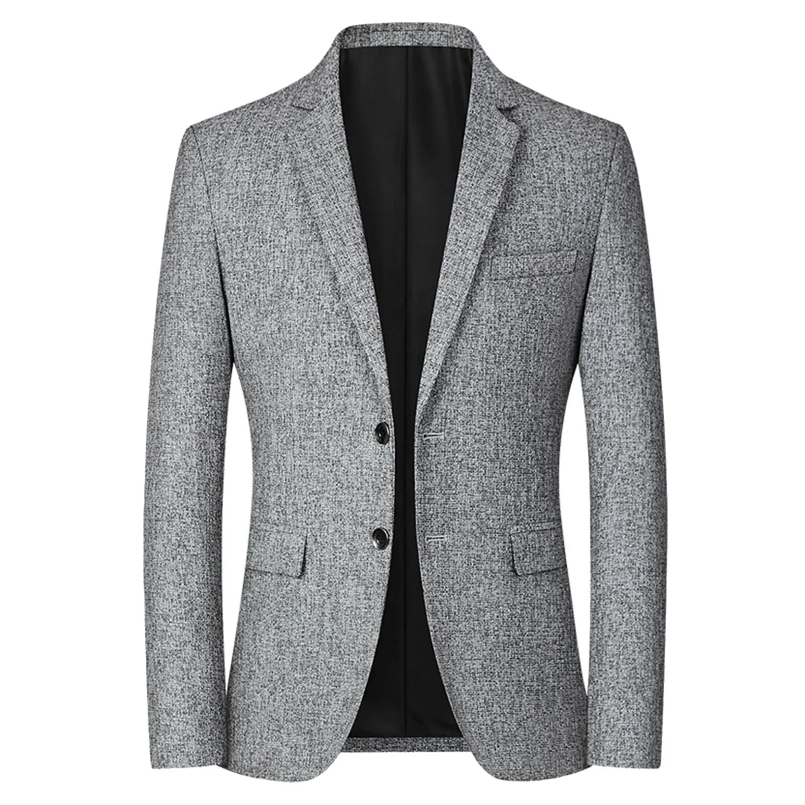 Men Thin Blazers Jackets New Male Solid