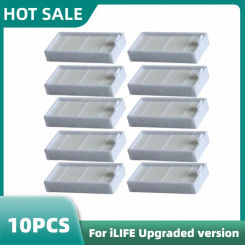 HEAP Filter Mop Cloth 10pcs side Brush for chuwi ilife v5s life v5 pro x5 V3L V5 V3S V3S pro V50 Robotic Vacuum Cleaner Parts