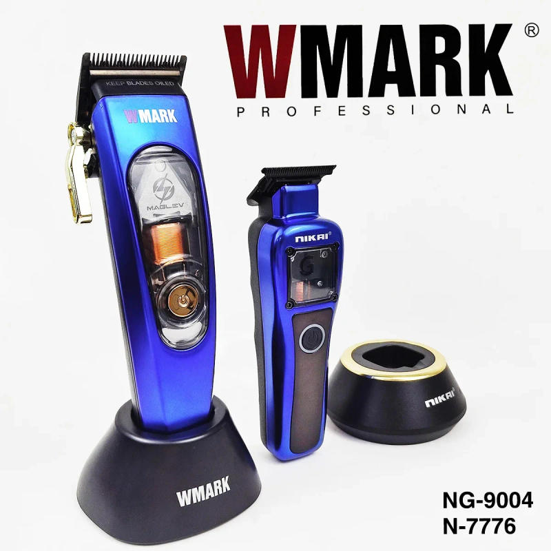 Description Picture 2 of itemProfessional 2PC WMARK NG-9004 10000RPM N-7776 9500RPM Set Hair Clippe High Motor Salon Electric Hair Trimmer for Man Barber