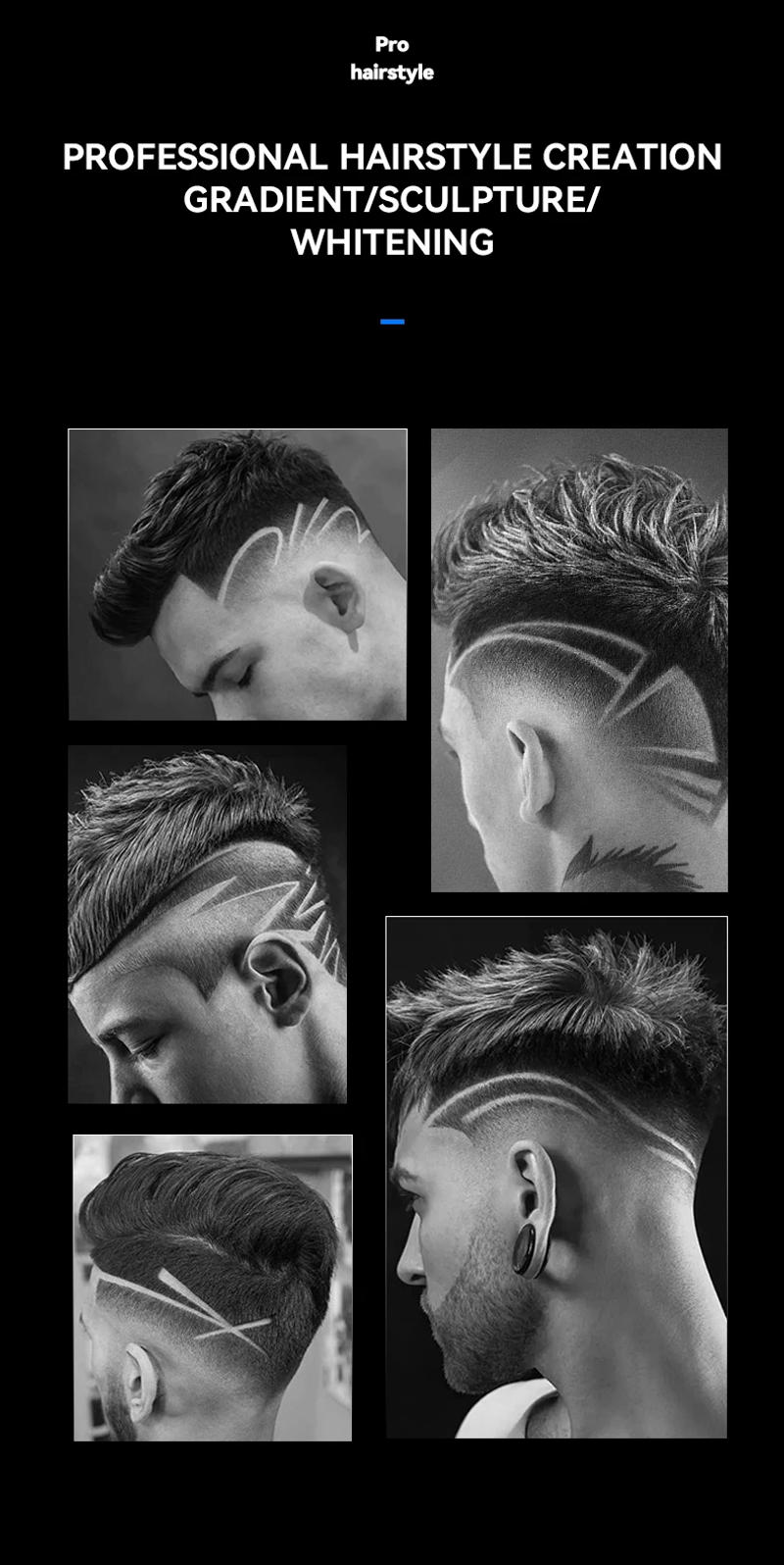 Description Picture 6 of itemKemei 2293 Barber Cordless Hair Trimmer 0mm Zero Gapped Carving Clipper Detailer Professional Electric Finish Cutting Machine