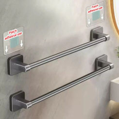 No Need To Drill Walls For Sticker Bathroom Towel Bar/Hook/Towel Rack/Kitchen Rag Rack Bathroom Accessories