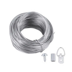 Rubber Wire Rope Picture Hanging Wire Picture Hanger Picture Wire Rope With Photo Frame Hanging Hook Rust Proof Hardware Part