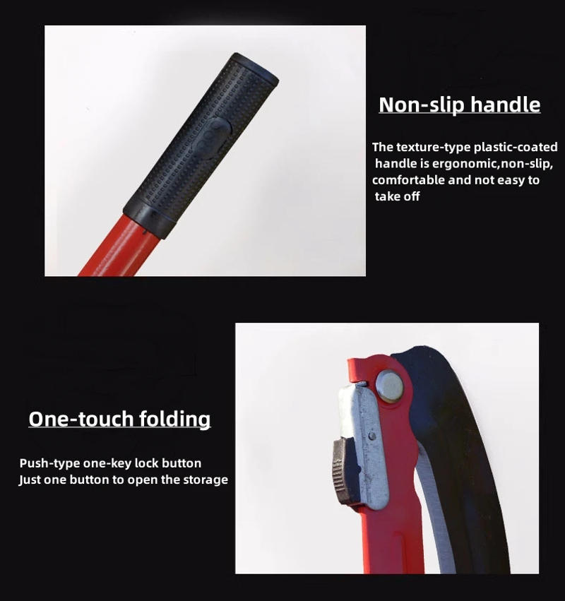 Description Picture 6 of itemAgricultural Folding Sickle Long Handle Folding Scythe Lawn Mower Gardening Grass Weeding Knife with spare blade Garden Tool