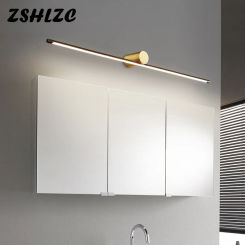 L80cm L100cm Wall Lamp Bathroom Led Mirror Lights AC110V 220V  Black Golden Bedroom Mirror Front Lamps Vanity Light Wall Sconces