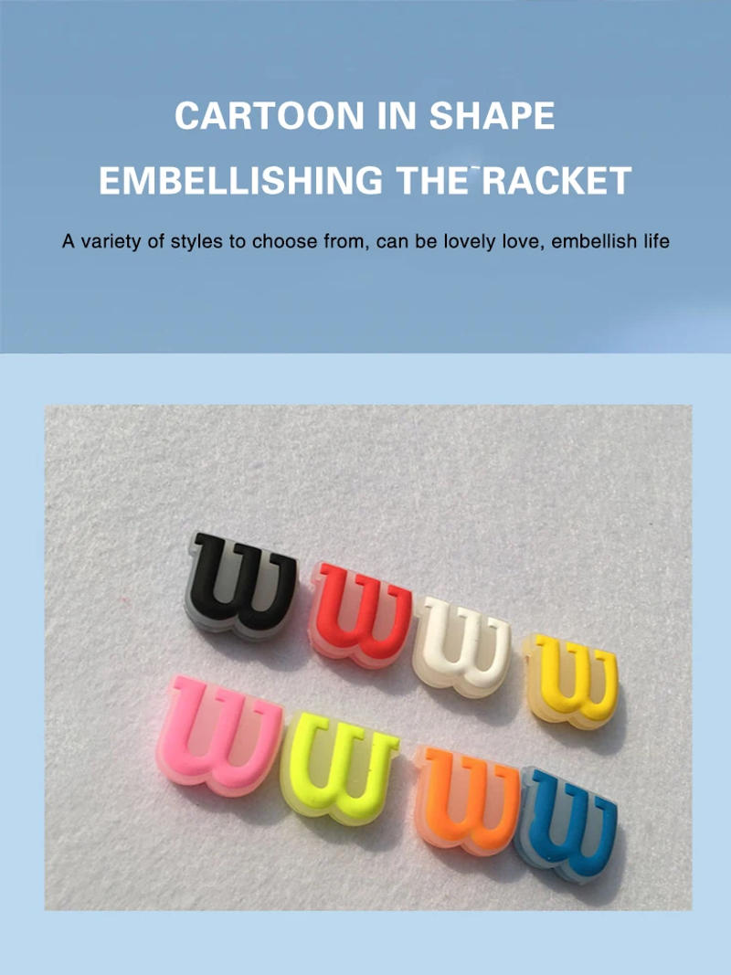 Description Picture 6 of item20PCS Original Wilson Reduce Tennis Racquet Vibration Dampener Anniversary Model Tennis Racket Accessories Damper Shock Absorber