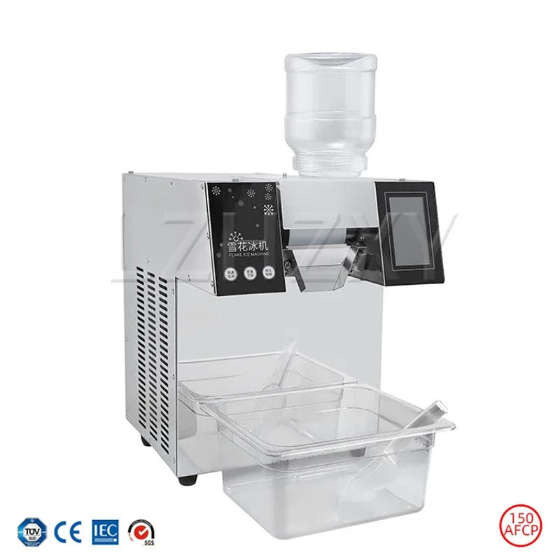 Description Picture 2 of itemSnowflake Ice Machine Commercial Milk Tea Shop Stall Shaved Ice Maker Slushy Snow Ice Cream Machines Freezing Home Appliance