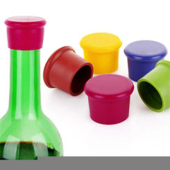 1pcs Silicone Wine Stopper Leak Free Wine Bottle Fresh Keeping Sealers Beer Beverage Champagne Closures For Bar Accessories