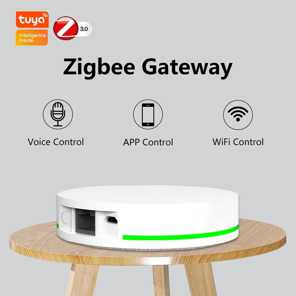 Description Picture 2 of itemTuya ZigBee 3.0 Smart Wire Gateway Hub Smart Home Bridge Wireless Remote Controller Works with Smart Life APP Alexa Google Home