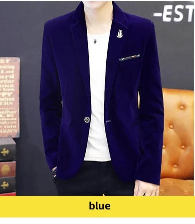 Description Picture 6 of itemFour seasons suit men fashion slim simple casual comfortable soft shirt youth handsome small suit student suit coat trend