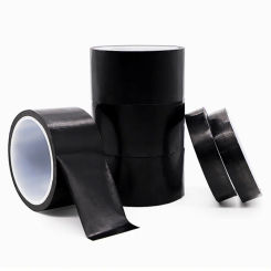 Black PTFE Te-Flon Tape High Temperature Resistant 300 Degrees Vacuum Machine Packaging Sealing Insulating Tape 10M/Rolls