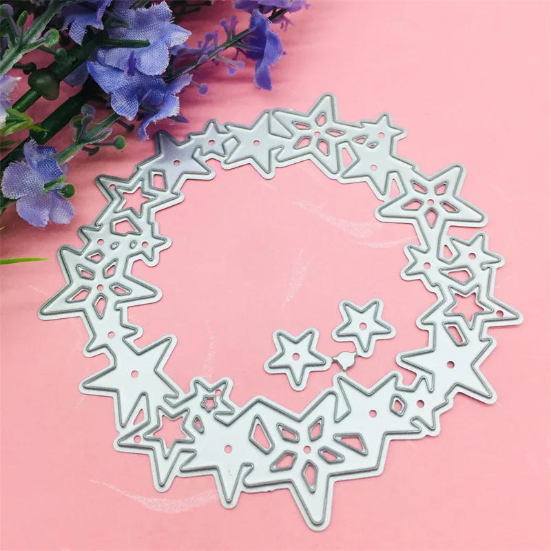 Description Picture 5 of itemFive-pointed Stars Metal Cutting Dies Mold Knife Scrapbooking Stencil DIY Embossing Craft Card Making