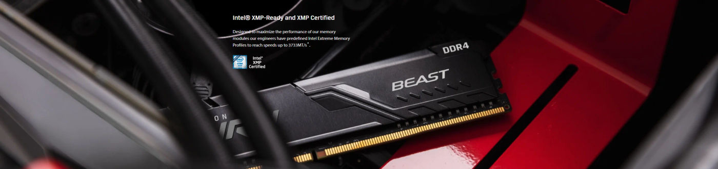 Description Picture 5 of itemKingston FURY Beast DDR4 4GB 8GB 16GB 32GB 3200MHz 3600MHz Desktop AMD Intel CPU Motherboard  RAMs 288 PIN 1.2V