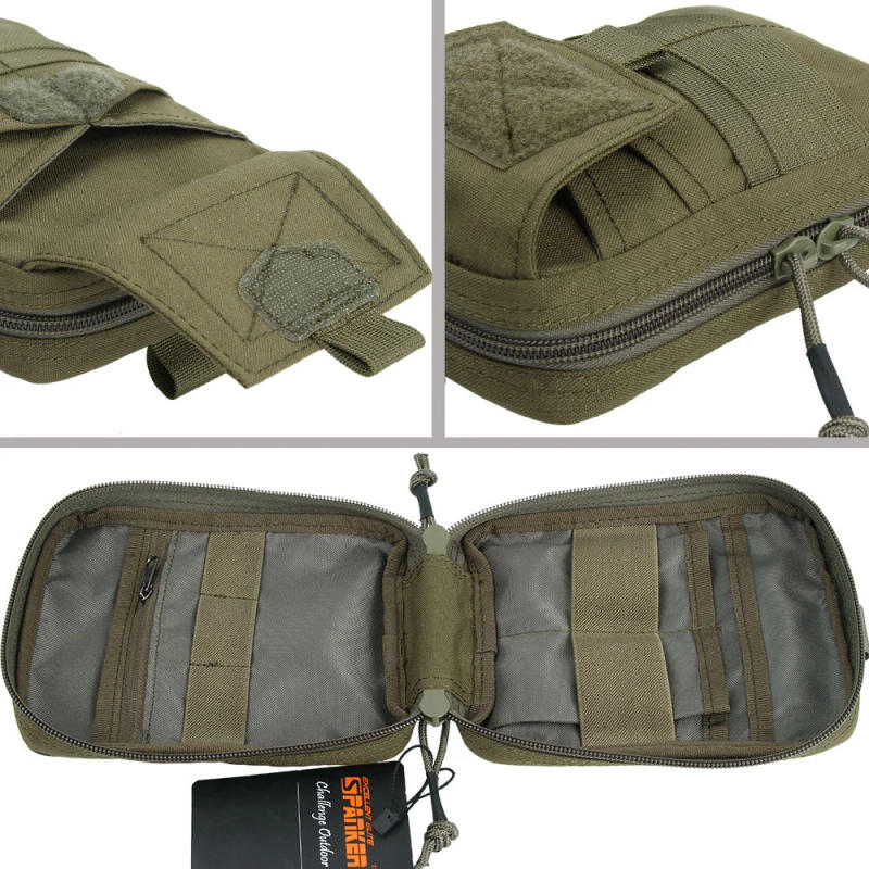 Description Picture 5 of itemEXCELLENT ELITE SPANKER Tactical EDC Pouch Molle Tool Small Bag Outdoor Zipper Waist Pack Multifunctional Emergency Vest Pouches