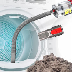 Dryer Vent Cleaner Kit, Dryer Lint Vacuum Attachment, Lint Remover Compatible with Dyson V7 V8 V10 V11 V12 V15 etc