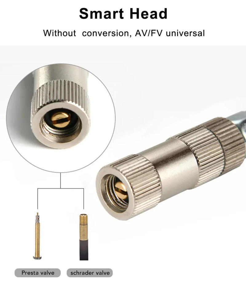 Description Picture 3 of itemPortable High-pressure 300psi Bicycle Air Pump with Gauge for Fork Rear Suspension Shock Absorber Mountain Bike Air Pump