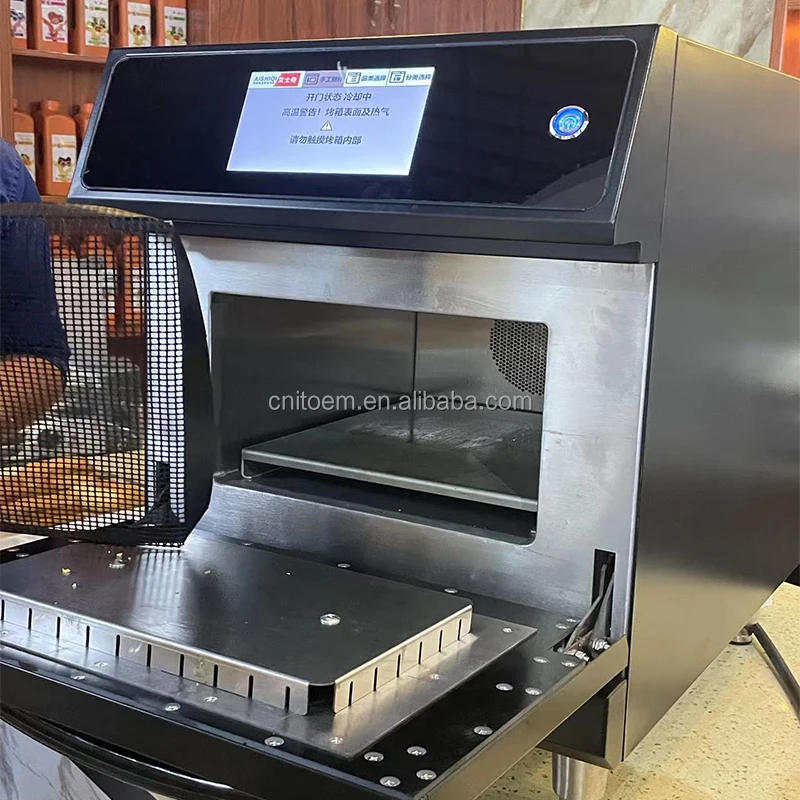 Description Picture 6 of itemElectric Hot Air Microwave Oven Pizza Oven Industrial 3800W Custom Restaurant Food Cooking Oven Commercial Kitchen