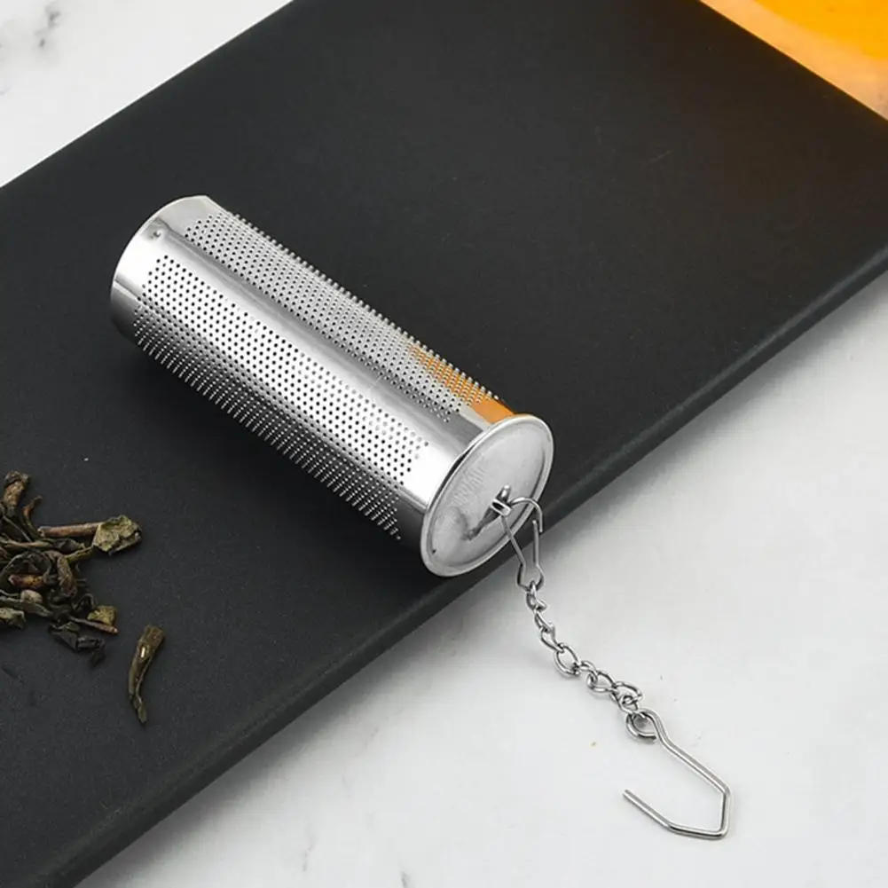 Description Picture 5 of itemStainless Steel Tea Infuser Tea Leaves Diffuser Spice Seasoning Ball Strainer Teapot Fine Mesh Coffee Filter Kitchen Accessories