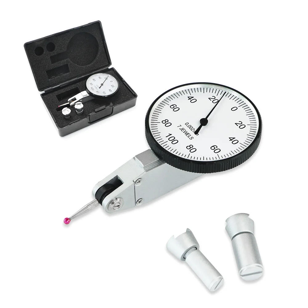 Description Picture 4 of itemSHAHE 0-0.2 mm Lever Indicator Precision 0.002 mm Dial Test Indicators Lever Gauge Dial Gauge Indicator With Red Jewel