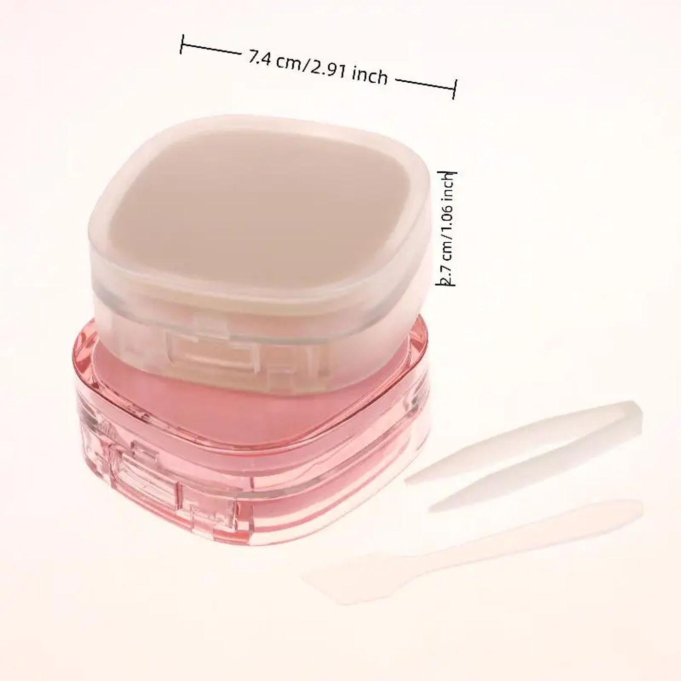 Description Picture 4 of itemPurple Air Cushion Foundation DIY Kit with Empty Puff Mirror BB Cream Container Sponge Makeup Case - Beauty Cosmetic Use