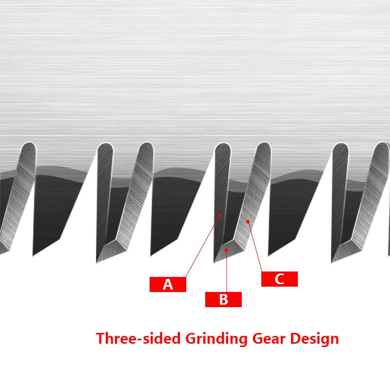 Description Picture 3 of item150mm Wood Saw SK5 Steel 3-Edge Tooth 17 TPI Japanese Saw Flush Cut Trim Saw for Woodworking