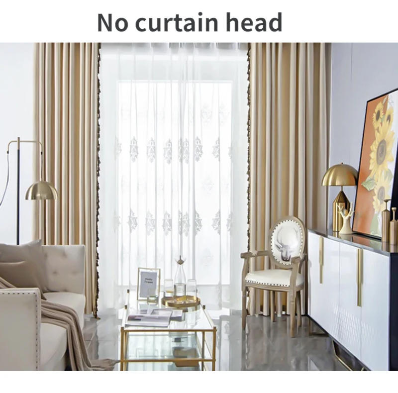 Description Picture 3 of itemLuxury European Style Curtains for Living Room Bedroom Velvet Valance Window Curtains High Shading Drapes Custom Solid Color