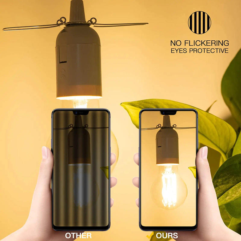 Description Picture 6 of itemGANRILAND A19 E27 Edison Led Filament Light Bulb Dimmable 12W High Lumen 1521lm Vintage 2700K Bulbs For Pendant Decorative Lamp